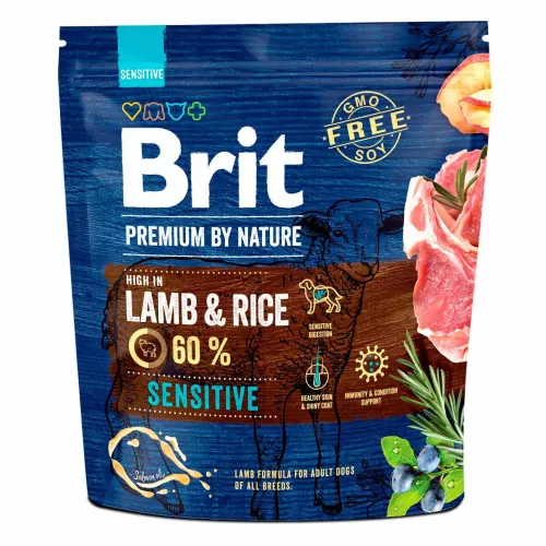 Brit Premium Sensitive Lamb 1 kg сухий корм для собак із чутливим травленням