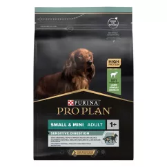Pro Plan Mini Sensitive Adult Digestion 3 kg (ягня) сухий корм для дорослих собак дрібних порід з чу