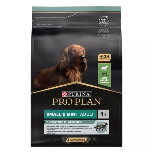 Pro Plan Mini Sensitive Adult Digestion 3 kg (ягня) сухий корм для дорослих собак дрібних порід з чу