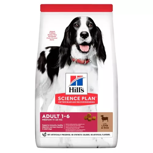 Hills Science Plan Adult Medium 14 кг (ягня) сухий корм для дорослих собак середніх порід