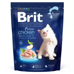 Brit Premium by Nature Cat Kitten 300 г (курка) сухий корм для кошенят