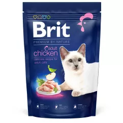 Brit Premium by Nature Cat Adult Chicken 1,5 кг (курица) сухой корм для котов