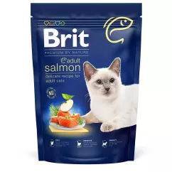 Brit Premium by Nature Cat Adult Salmon 800 г (лосось) сухой корм для котов