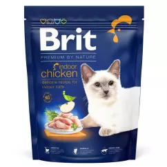 Brit Premium by Nature Cat Indoor 300 г (курица) сухой корм для котов живущих в помещении