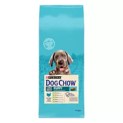 Dog Chow Puppy Large Breed Turkey 14 kg (індичка) сухий корм для цуценят та молодих собак великих по