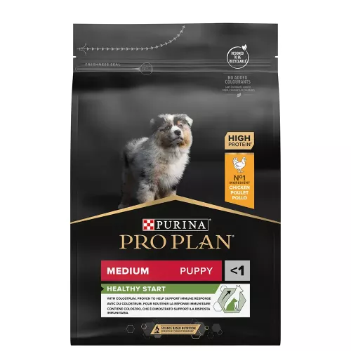 Purina Pro Plan Puppy Medium Healthy Start 3 kg сухий корм для цуценят та молодих собак середніх пор