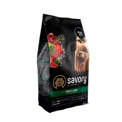 Сухий корм Savory для собак малих порід 1 кг зі смаком ягня Savory Adult Small Breed Fresh Lamb