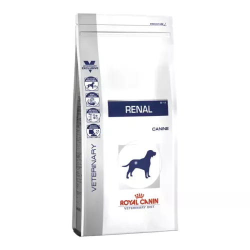 Royal Canin Renal для собак 2 kg (домашній птах) сухий лікувальний корм при захворюваннях нирок