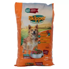 Skipper 3 кг (говядина и овощи) сухой корм для собак
