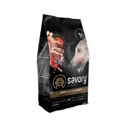 Cухий корм Savory для собак усіх порід 3 кг зі смаком кролика та качки Savory Adult All Breeds Fresh Duck & Rabbit