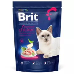 Brit Premium by Nature Cat Sterilized 800 г (курица) сухой корм для стерилизованных котов