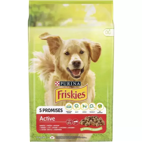 Purina Friskies Active 10 kg (ягня) сухий корм для дорослих собак