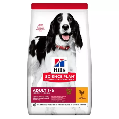 Hills Science Plan Adult Medium Breed 14 кг (курка) сухий корм для дорослих собак середніх порід
