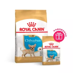 Сухий корм цуценят породи Чихуахуа Royal Canin Puppy Chihuahua 1,5 кг + 500 в ПОДАРУНОК (домашня птиця) (11526)
