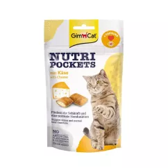 Лакомство для котов GimCat Nutri Pockets Сыр + Таурин 60 г (G-419329/400716)