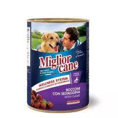 Вологий корм для собак Migliorcane 405г (дичина) (8007520011259)
