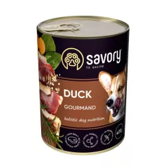 Влажный корм Savory для взрослых собак 400 гр со вкусом утки (30471) Savory Dog Gourmand Duck