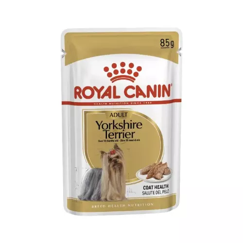 Вологий корм для дорослих собак породи йоркширський тер'єр Royal Canin Yorkshire Terrier Adult 85г (домашня птиця) (2040001)