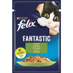 Felix Fantastic 85 г (кролик) вологий корм для котів