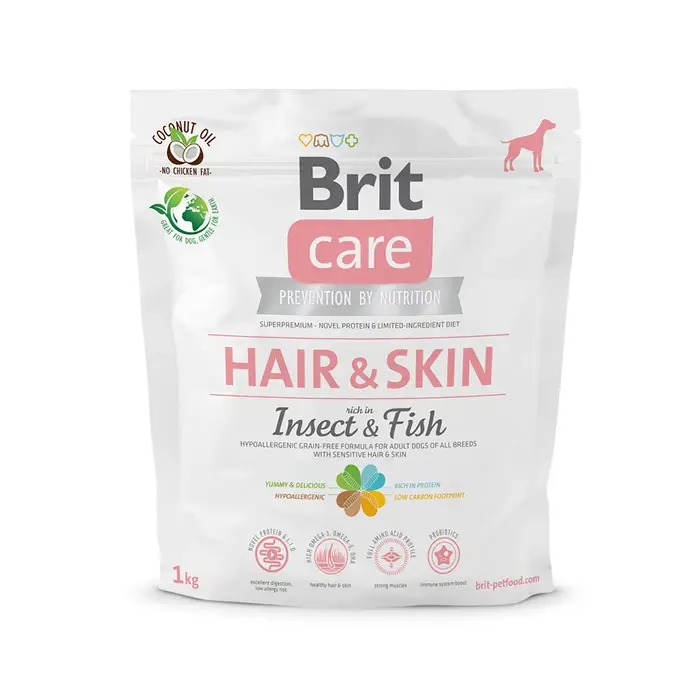 Brit Care Insect Fish 1 kg сухий корм для дорослих собак усіх порід