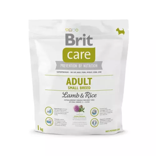 Brit Care Adult Small Breed Lamb & Rice 1 kg сухий корм для дорослих собак дрібних порід