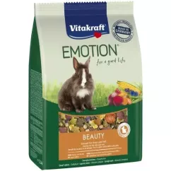 Корм для кроликів Vitakraft «Emotion Beauty Selection» 600 г (для шкіри та шерсті) (31455/33745)