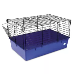 Клетка для грызунов Природа «Кролик 70» 70 x 45 x 40 см (черная/синяя) (PR241507)
