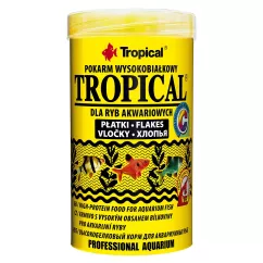 Сухий корм для акваріумних риб Tropical в пластівцях «Tropical» 250 мл (для всіх акваріумних риб) (77024)