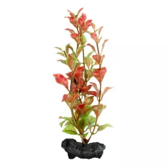 Декорация для аквариума Tetra DecoArt Plantastics растение с утяжелителем "Red Ludwigia" M 23 см (пластик) (270442)