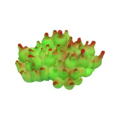 Декорація для акваріума з силікону Deming Корал-актинія пухирчаста Glowing, набір 5 штук (кольори в асортименті) (AM311355CS)