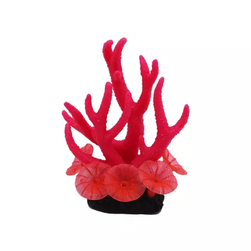Декорация для аквариума силиконовая Deming Коралл-сериатопора 10.5 х 7 х 14 см (AM311172PB) - фото №2