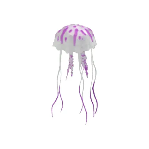 Декорация для аквариума силиконовая Deming Медуза 4 х 4 х 11.5 см (AM001061SBA) - фото №3