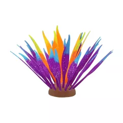 Декорация для аквариума растение силиконовое "Бликса" (цвета в ассортименте) (AM309505PT)