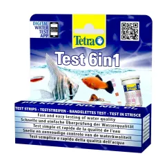 Tetra Test 6in1 Набір індикаторних тестів для води 10 шт