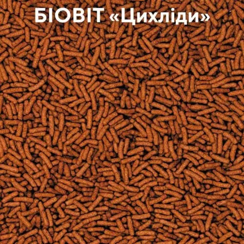 Сухий корм для акваріумних риб Природа в паличках Біовіт «Цихліди» 25 г (для м'ясоїдних цихлід) (PR240468) - фото №2