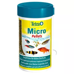 Tetra Micro Pellets Сухой корм для мелких аквариумных рыб в гранулах 100 мл