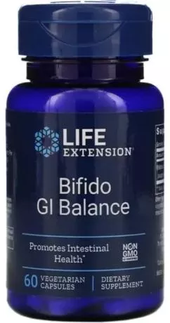 Пробіотики, Bifido GI Balance, Life Extension, 60 вегетаріанських капсул (737870162261)