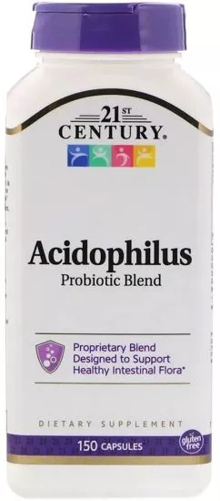 Суміш пробіотиків 21st Century Acidophilus 150 капсул (740985229286)