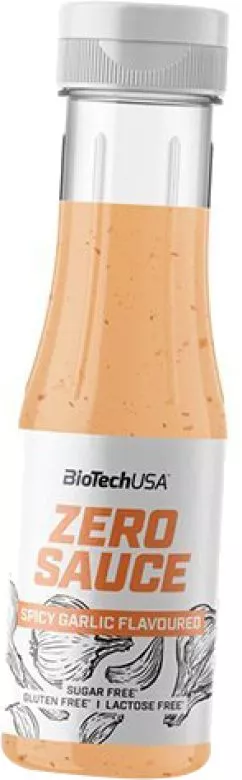 Замінник харчування BioTech Zero Sauce 350 мл Гострий часник (5999076233199)