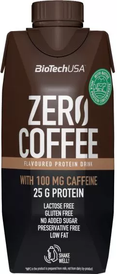 Замінник харчування BioTech Zero Coffee 330 мл Кава лате (5999076233946)