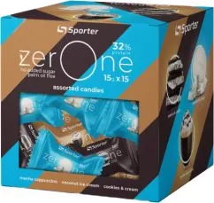 Протеиновые конфеты Zero One Mix 15 шт. по 15 г (4820249720509)