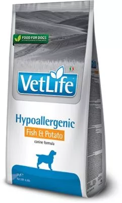 Сухий лікувальний корм Farmina Vet Life Hypoallergenic Fish & Potato 2 кг (8010276025265)