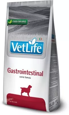 Сухий лікувальний корм Farmina Vet Life Gastrointestinal дієт. харчування, 2 кг (8010276025289)