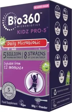 Мікробіотики для дітей Natures Aid Kidz Pro-5 90 г ND141300