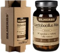 Пробіотики Solherbs Lactobacillus Max 60 таблеток (5908224731104)