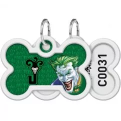 Collar WAUDOG Smart ID Адресник с QR паспортом «Джокер зеленый» (0640-1005)