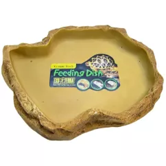 Годівниця для рептилій Exo Terra «Feeding Dish» XL 27 x 21 x 4 см (пластик) (PT2813_ord)