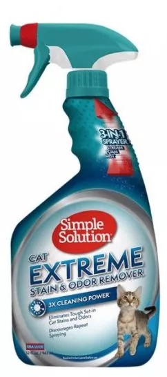 Нейтралізатор запахів і плям Simple Solution Extreme Cat stain and Odor remover 945 мл (ss10621)