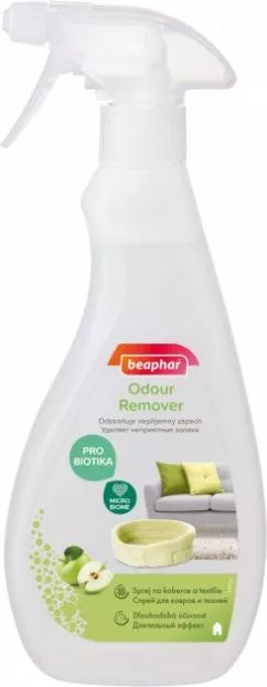 Спрей з пробіотиками Beaphar Odour Remover для знищення запахів 500 мл (8711231184880)