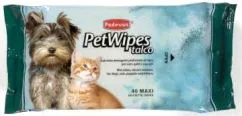 Очищувальні вологі серветки Padovan Pet Wipes Talco 40 шт (PP00464)